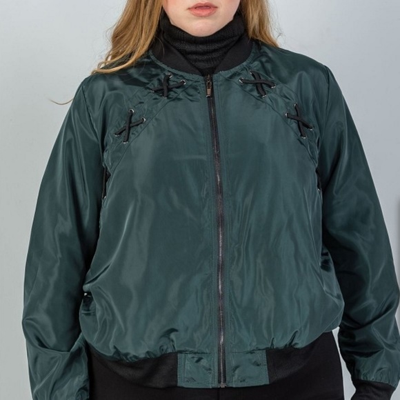 LAST 1! PLUS Bomber Jacket - Picture 2 of 6